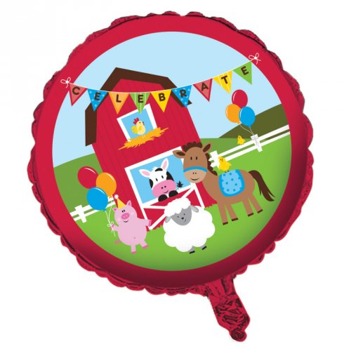 Ballon Mylar Happy Ferme 
