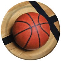 Contient : 1 x 8 Assiettes Basket Passion