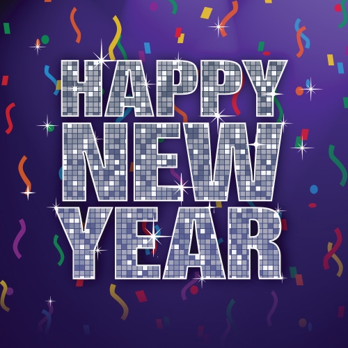 18 Serviettes Happy New Year Danse 
