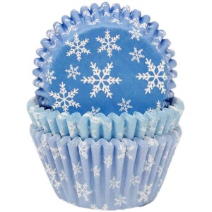 75 Caissettes  Cupcakes Flocons