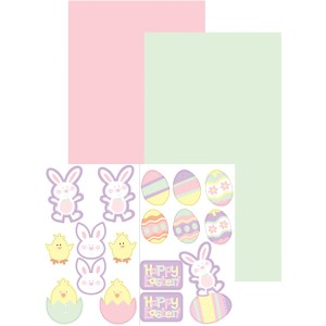 Kit 6 Pochettes Cadeaux Pques  personnaliser