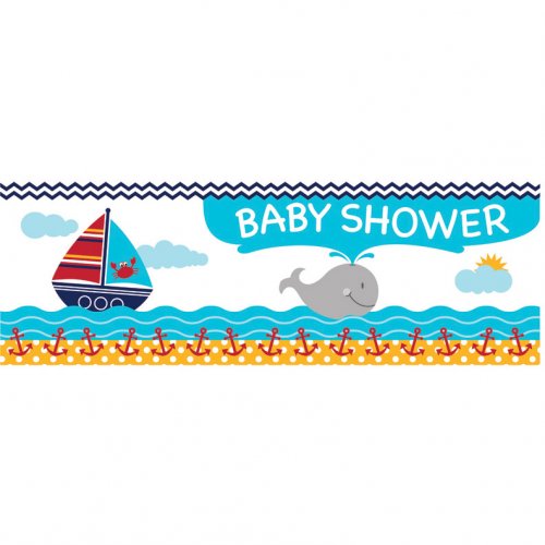Affiche Baby Shower Voilier 