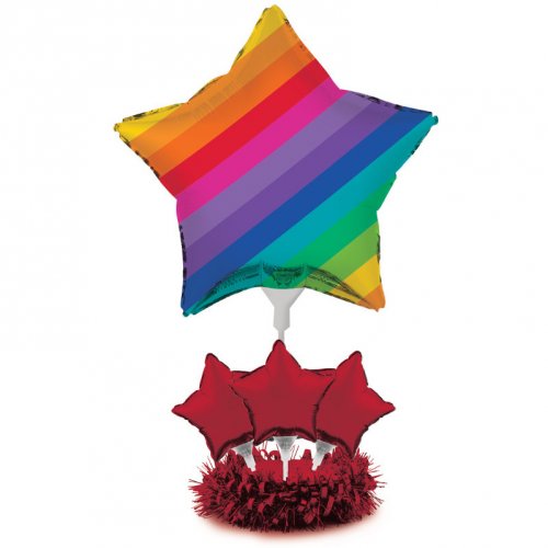 Ballon Centre de Table Rainbow Fun 