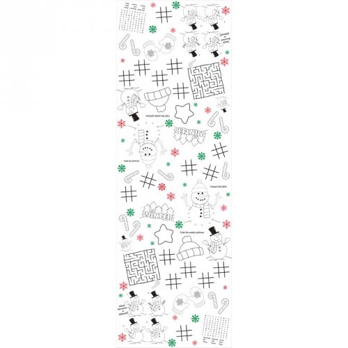 Nappe Ludique A Colorier Decors D Hiver Noel Annikids