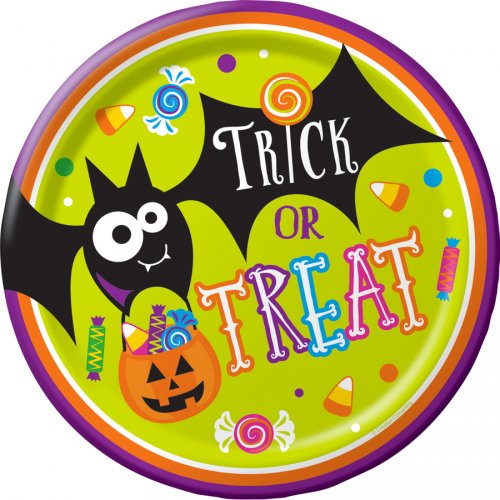 8 Assiettes Halloween Fun 