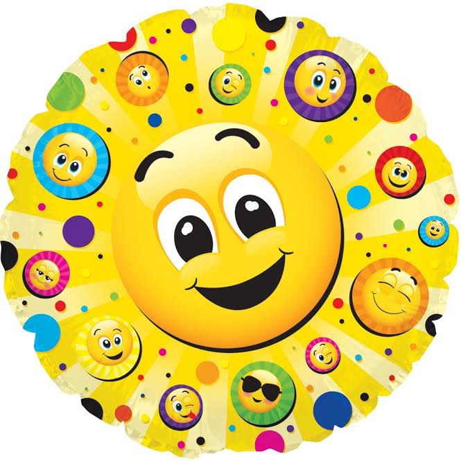 Ballon  plat Emoji Smiley - Animation vido 
