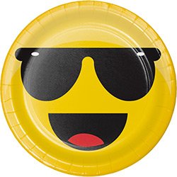 8 Petites Assiettes Emoji Smiley - 3 design. n2
