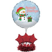 Centre de table Ballon Bonhomme de Neige (60 cm)