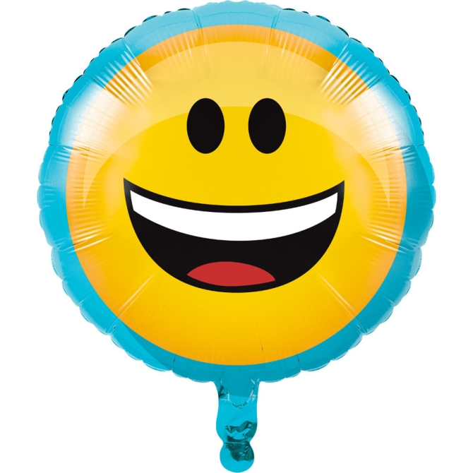 Ballon  plat Emoji Smiley 