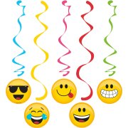 5 Guirlandes Spirales Emoji Smiley