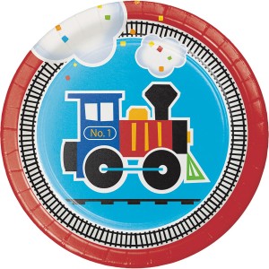 8 Petites Assiettes Petit Train