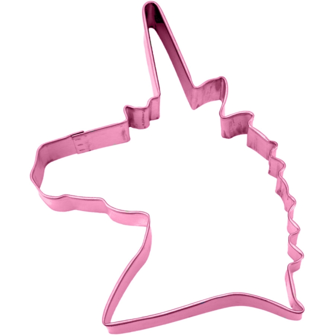 Emporte-pice Tte de Licorne (12, 5 cm) - Rose 