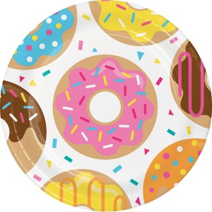 8 Assiettes Donuts Party