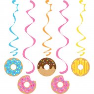 5 Guirlandes Spirales Donuts Party