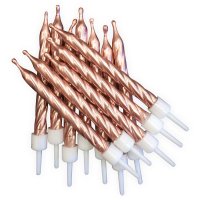 12 Bougies Rose Gold (6 cm)