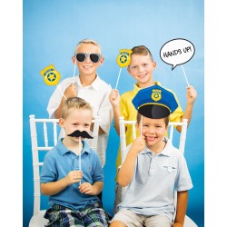 Kit 10 Photo Booth Police Patrouille. n1