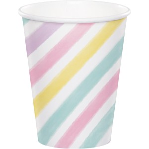 8 Gobelets Licorne Rainbow Pastel