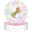 Centre de table Licorne Rainbow Pastel