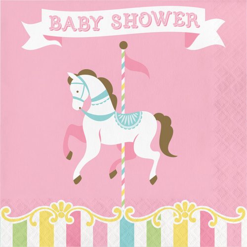 16 Serviettes Baby Shower Mange 