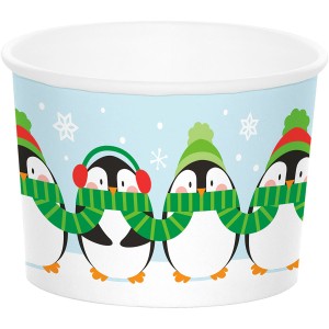 6 Pots  Glace Pingouins