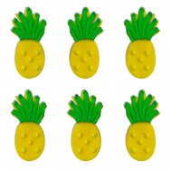 6 Ananas 2D (4 cm) - Sucre