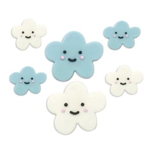 6 Nuages Bleu/Blanc - Sucre