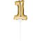 Pic  Gteau Ballon Or chiffre 1 images:#0