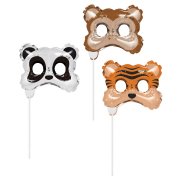 3 Photo Booth Ballons Animaux Sauvages