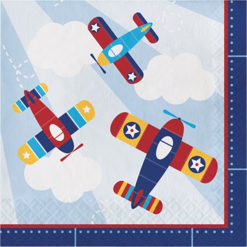 16 Serviettes Avion Compagnie Pour L Anniversaire De Votre Enfant Annikids