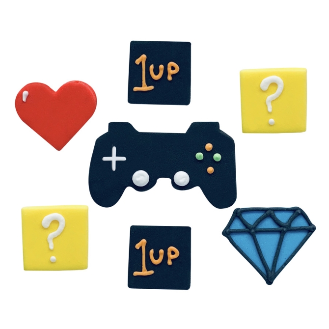 7 Décors en Sucre Game Party 