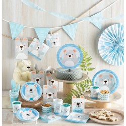 8 Petites Assiettes Baby Ours. n1