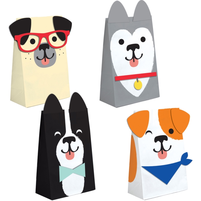 8 Sacs Cadeaux Dog Party 