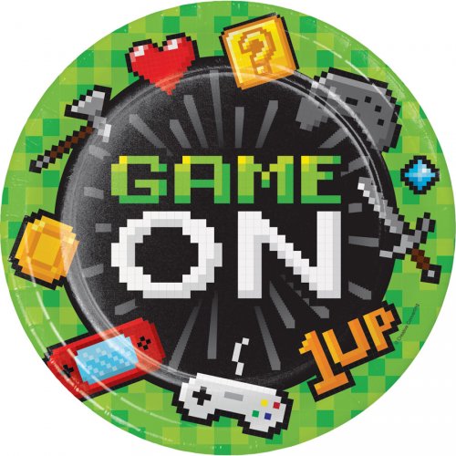 8 Assiettes Game Party Pour L Anniversaire De Votre Enfant Annikids