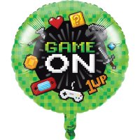 Contient : 1 x Ballon  plat Game Party