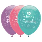 6 Ballons Sirène iridescente