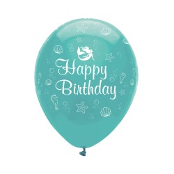 6 Ballons Sirne iridescente. n3