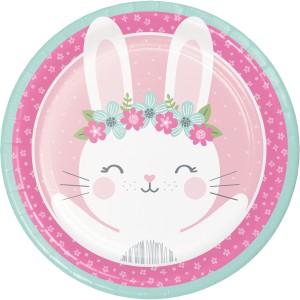 8 Assiettes Lapin Joyeux