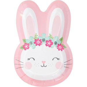 8 Assiettes Tte Lapin Joyeux