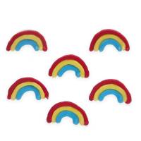 6 Dcors en sucre Rainbow