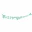 Contient : 1 x Guirlande Lettre Happy Birthday Narval Party