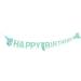 Contient : 1 x Guirlande Lettre Happy Birthday Narval Party. n7