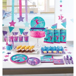 8 Petites Assiettes Gymnastique Party. n1