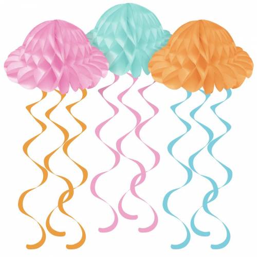 3 Guirlandes Spirales Meduses Ocean Pour L Anniversaire De Votre Enfant Annikids