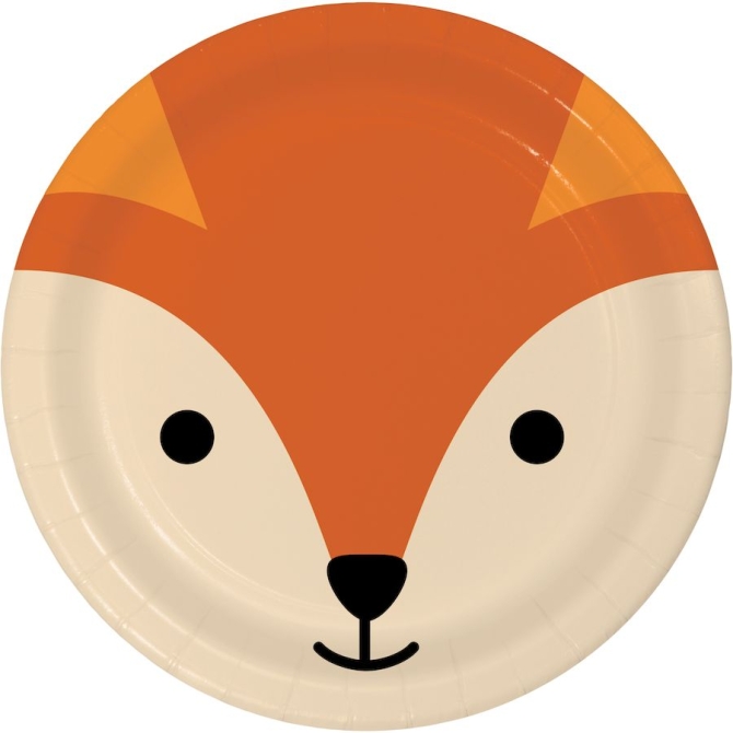 8 Assiettes Renard 