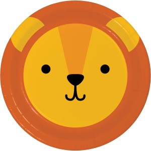 8 Assiettes Lion