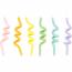6 Bougies Spirales Pastel