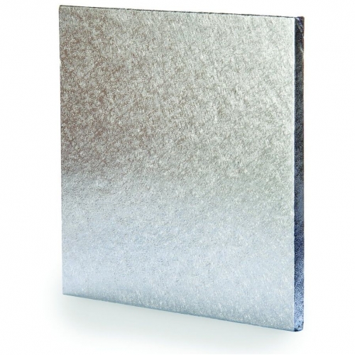Plateau Carr Gteau - Argent (25 cm) 