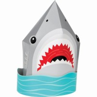 Contient : 1 x Centre de Table Requin Party 3D