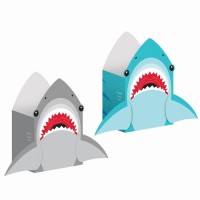 Contient : 1 x 8 Botes Cadeaux Requin Party