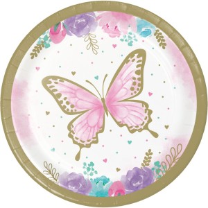 8 Petites Assiettes Papillon